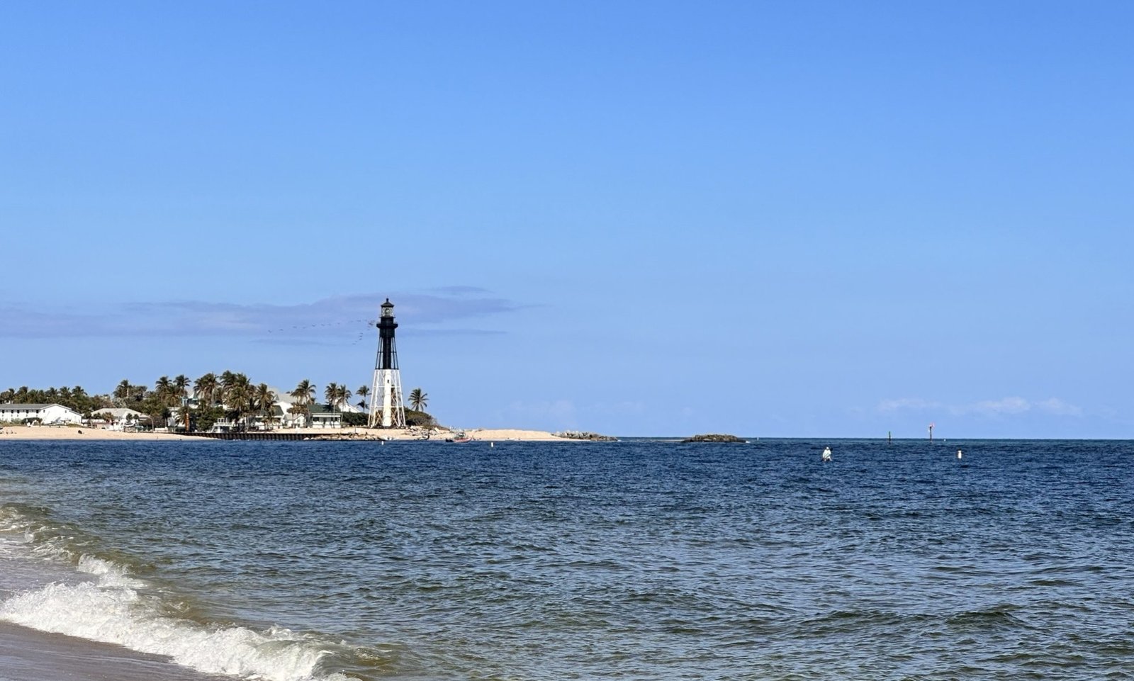 The Hillisboro Inlet and the Lighthouse